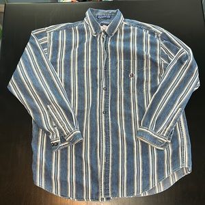 Vintage striped denim shirt